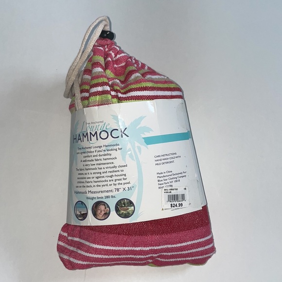 NEW Tree Anchored Lounge Hammock - Picture 2 of 5